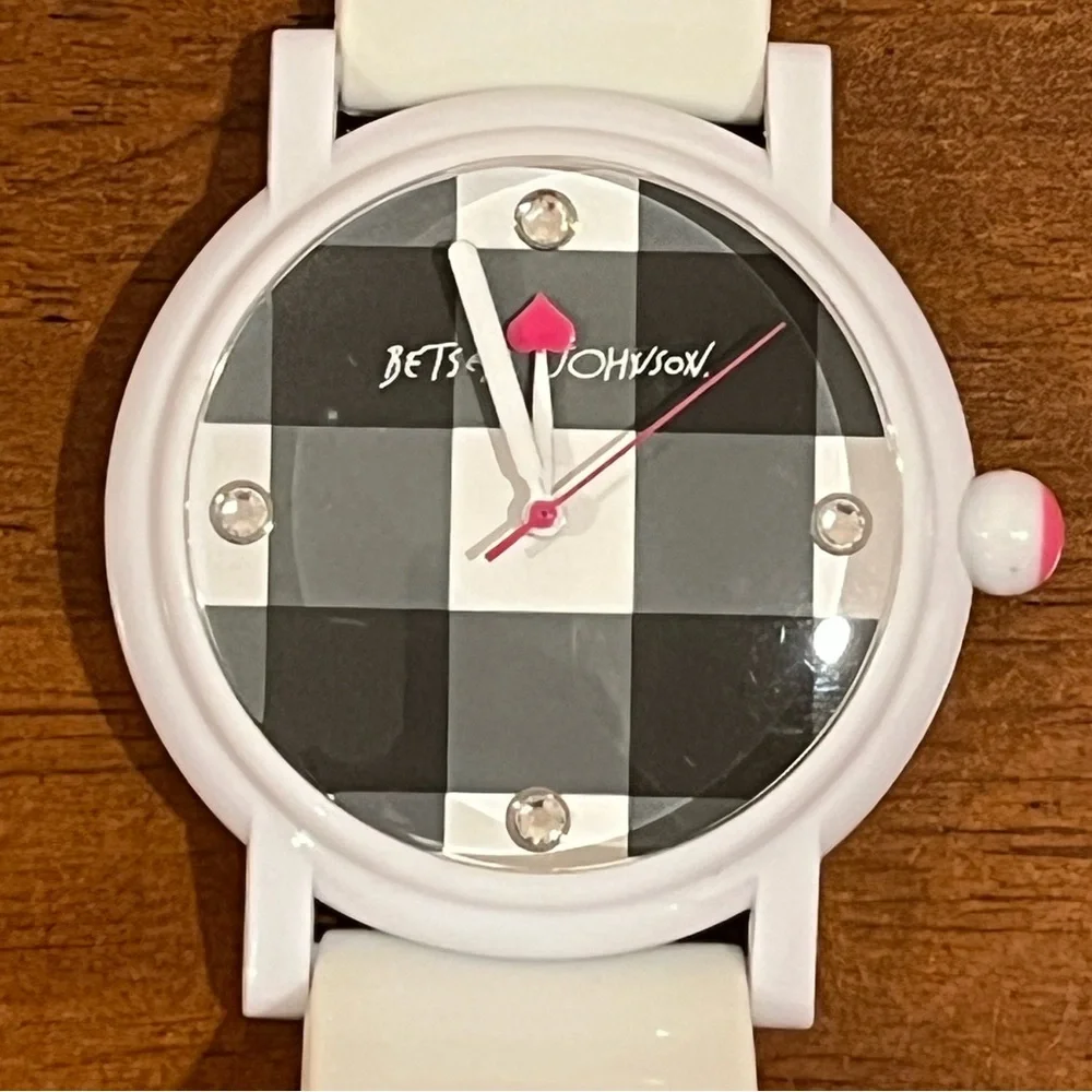Betsey Johnson Y2K VINTAGE Gingham Watch NWT